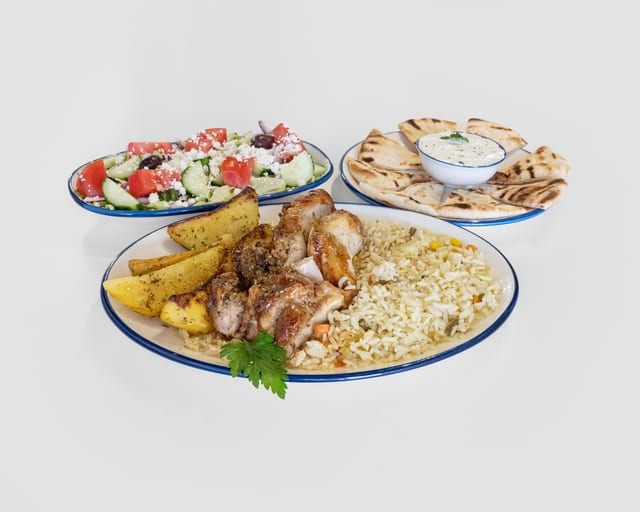 Rotisserie Chicken Plate.