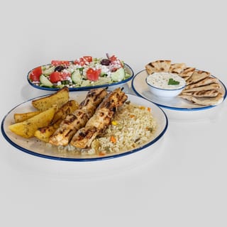 Chicken Souvlaki Plate