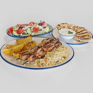 Pork Souvlaki Plate
