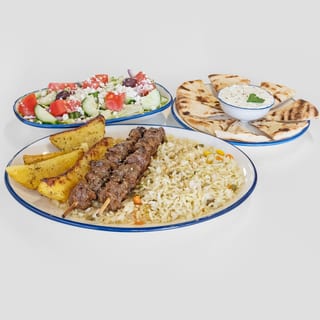 Lamb Souvlaki Plate
